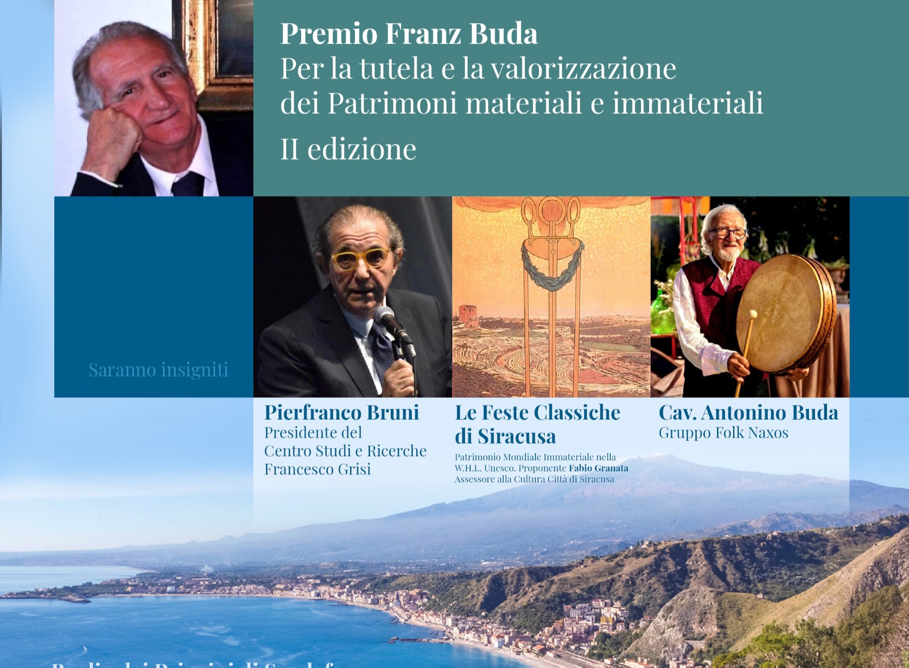 Premio “Franz Buda”, per la tutela e la valorizzazione dei patrimoni materiali ed immateriali