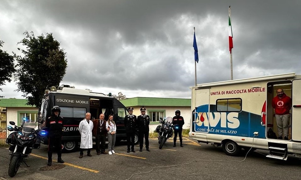 Carabinieri donano sangue all’Avis di Milazzo