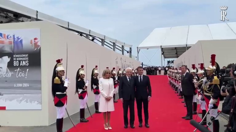 Mattarella all’80° anniversario dello sbarco in Normandia