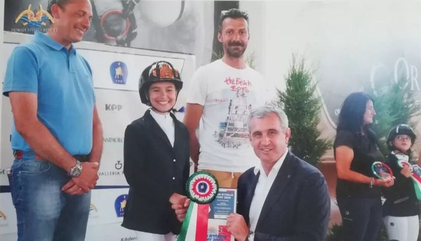 Campionato italiano pony, oro per la piccola messinese Emilia Grasso
